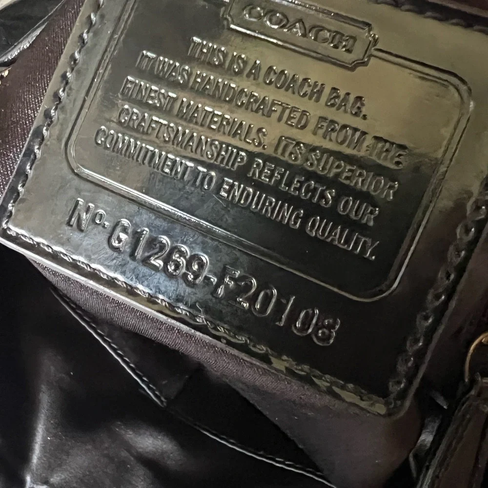 Coach chic black